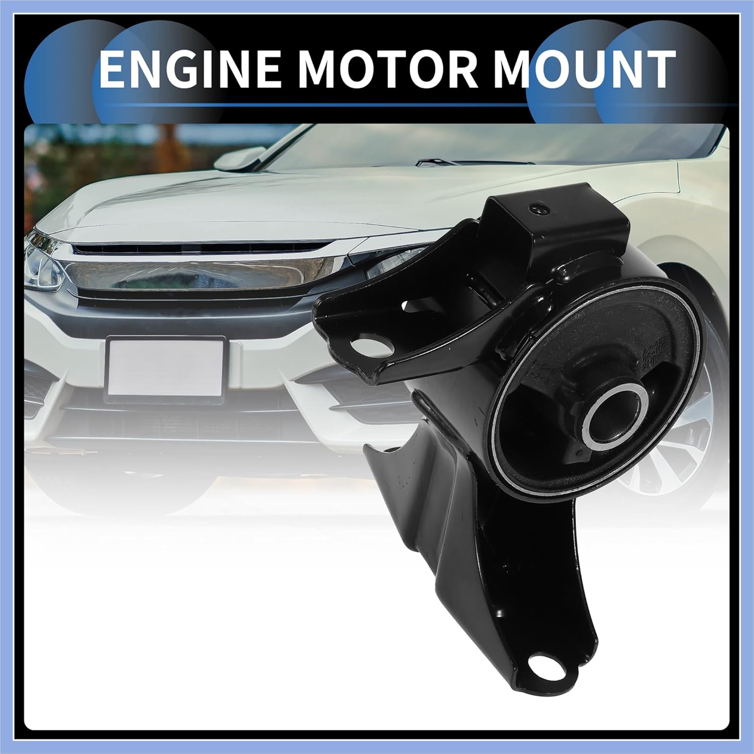 Engine Motor Mount, ENGINE MOUNTING No.50820STXA02 for Honda Odyssey 2009-2015 Black, 1 Pc Stable