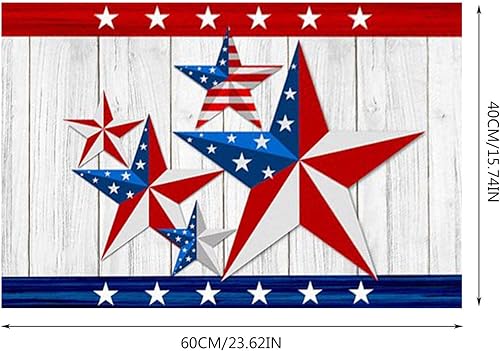 Miniatura 3 de Decoraciones de fiesta del 4 de julio, tapetes para puerta del Día de la Independencia, tapetes de baño, dormitorio, sala de estar, tapete
