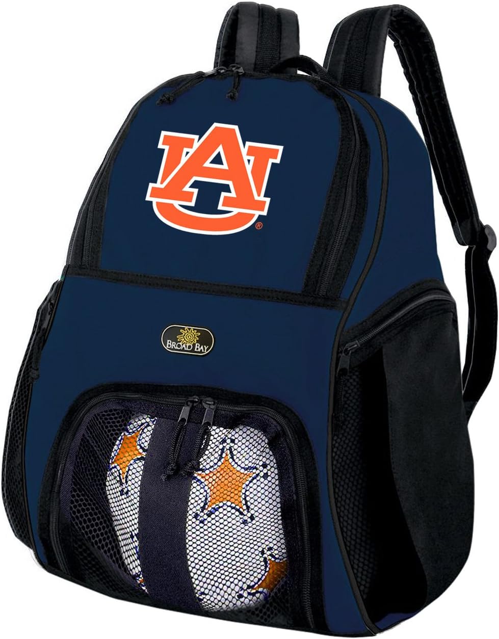 Broad Bay Auburn Soccer Backpack Auburn University Volleyball Bag Navy