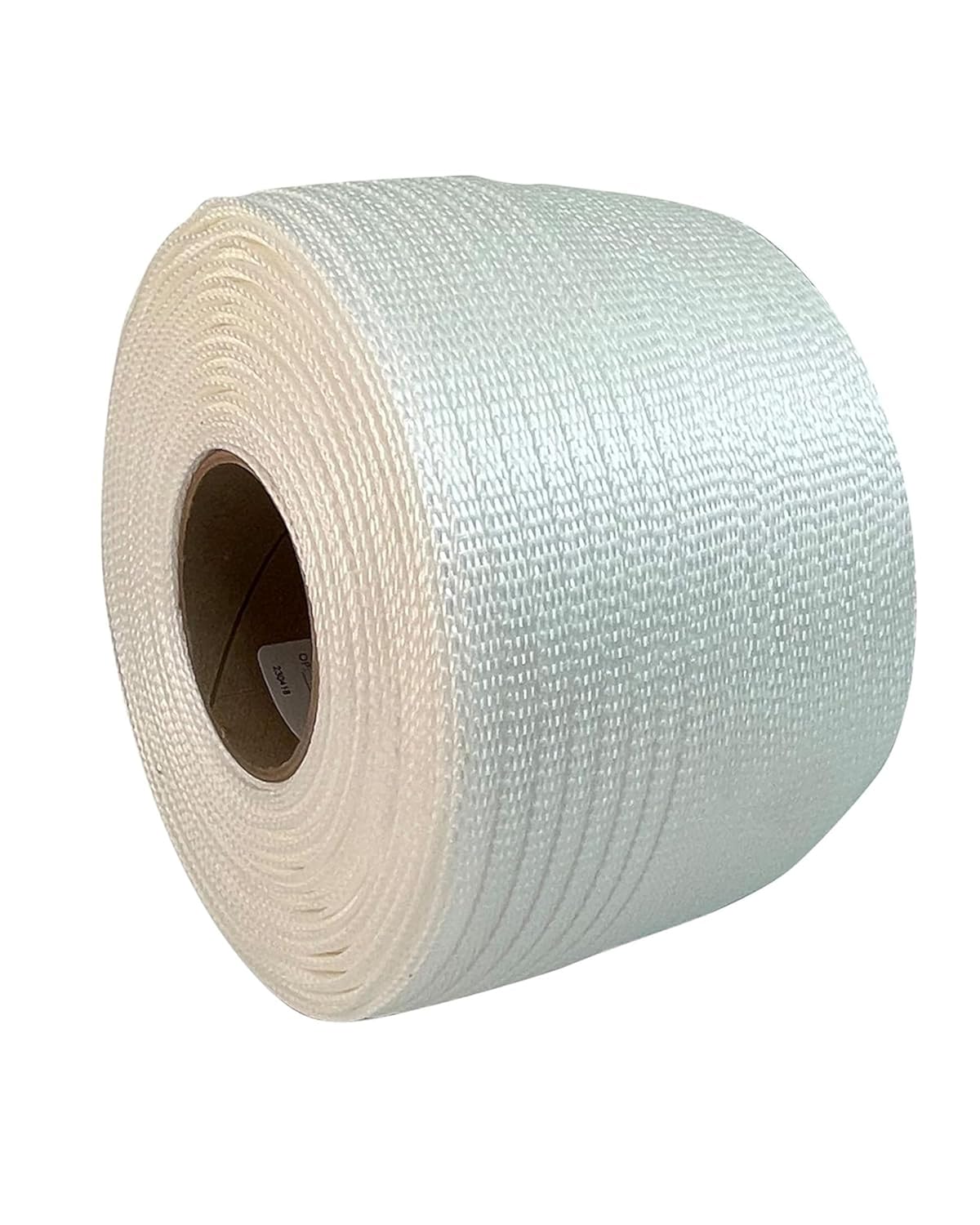 CPP 1/2" x 1500' Woven Polyester Strapping Cord - 650 lbs Break Strength, Heavy Duty Strapping - Water, UV, Corrosion Resistant Short Roll Plastic Banding Strap for Boat Shrink Wrap & Shipping