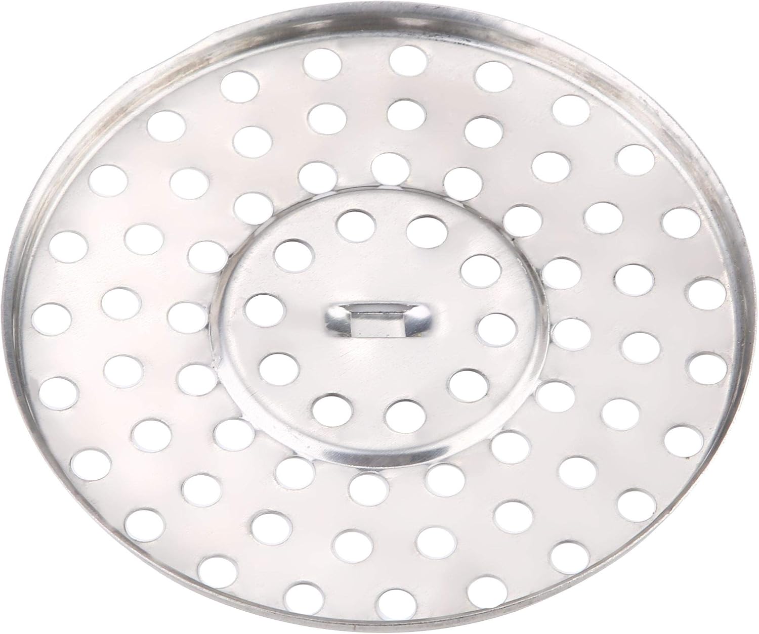 8.5cm In Diameter Stainless Steel Round Shower Floor Drain Balcony Floor Drainage Gully, Silver - Image 5