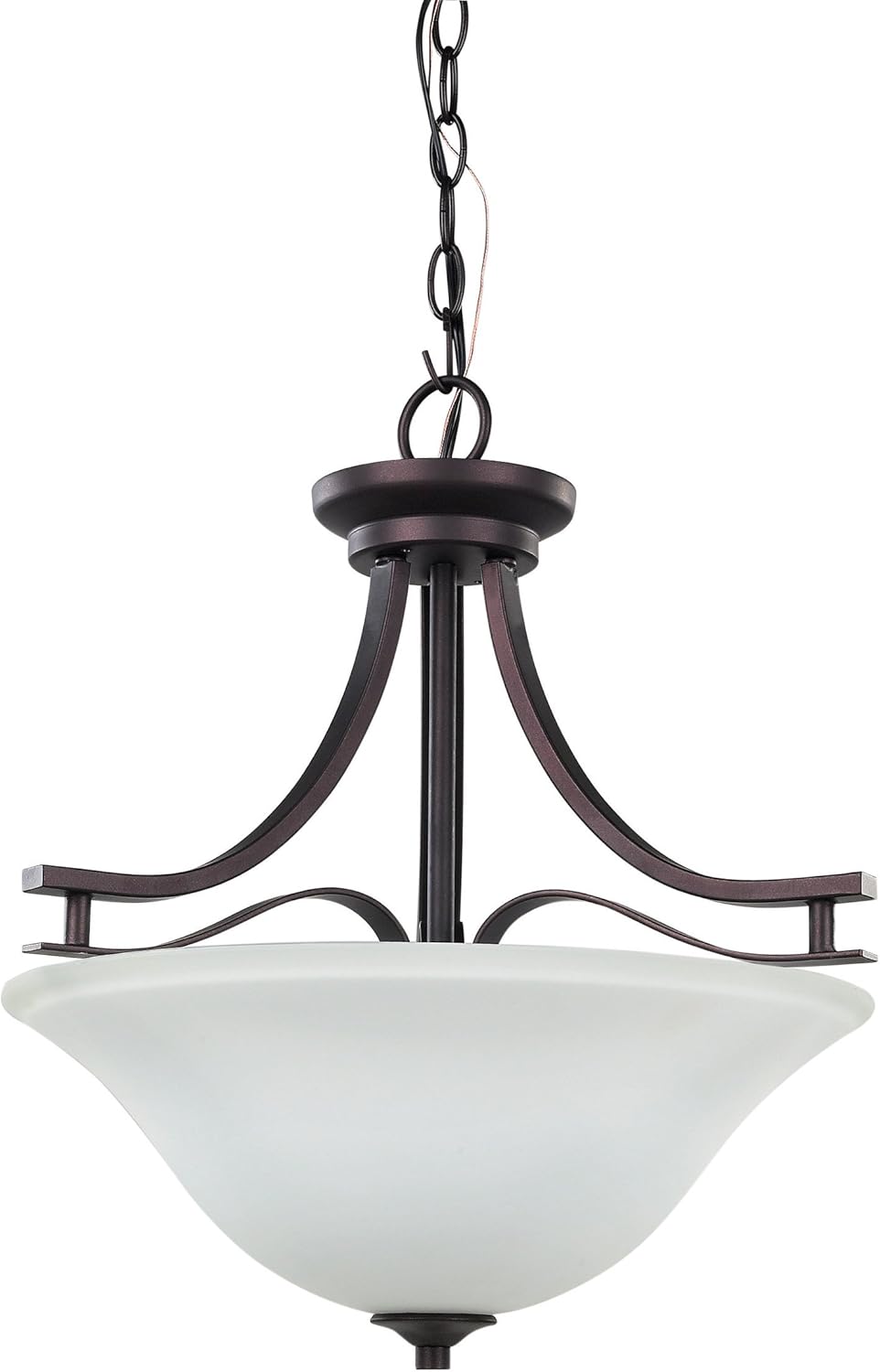 CANARM LTD. ICH367A03ORB16 London 3 Bulb Chandelier Light, Oil Rubbed Bronze