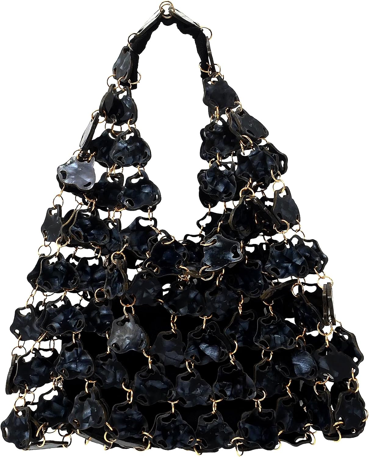 Miuco Beaded Beach inspired Bag Purses Hollow Out Seashell Vacation Bags