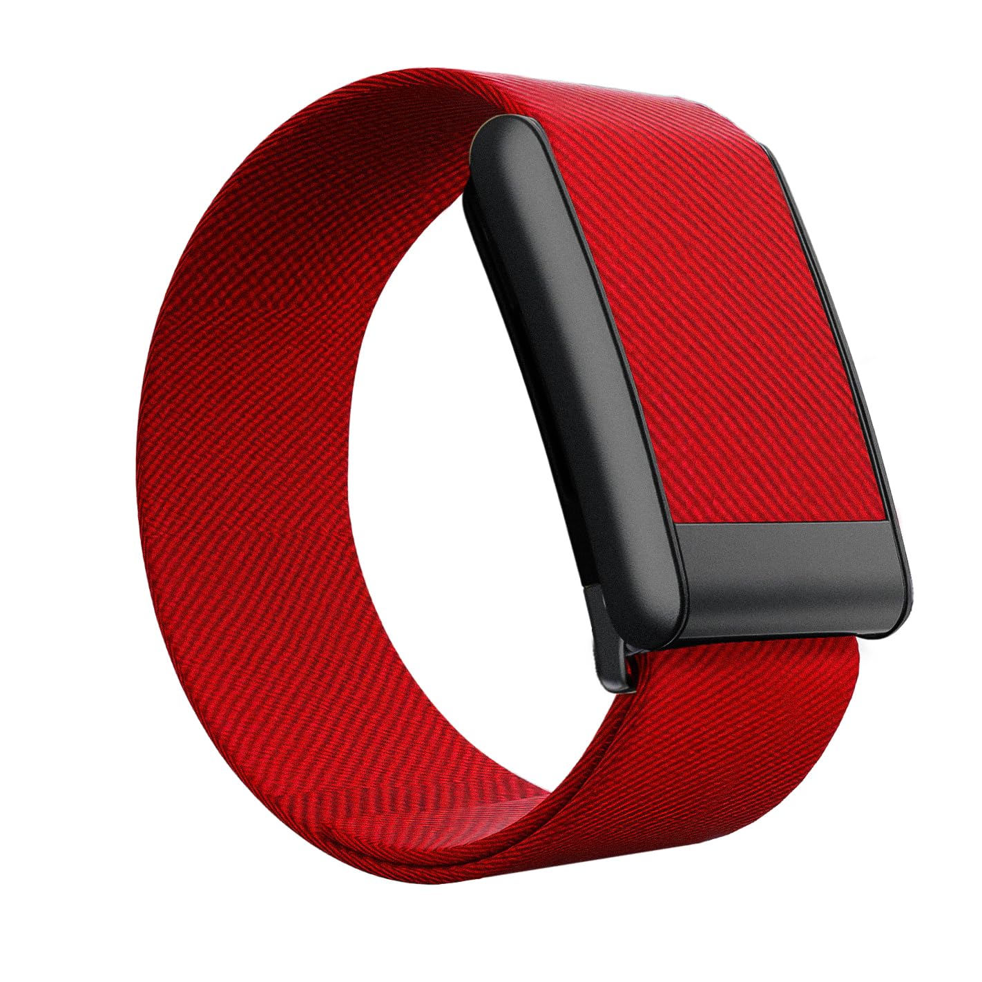 AR LABS WHOOP 5.0 Compatible Premium Nylon Wrist Band | Premium Stretch Weave | Includes U-Shaped Bracket | Fits WHOOP 5.0 MG & One/Peak | Affordable, Stylish & Comfortable (Blaze Red)