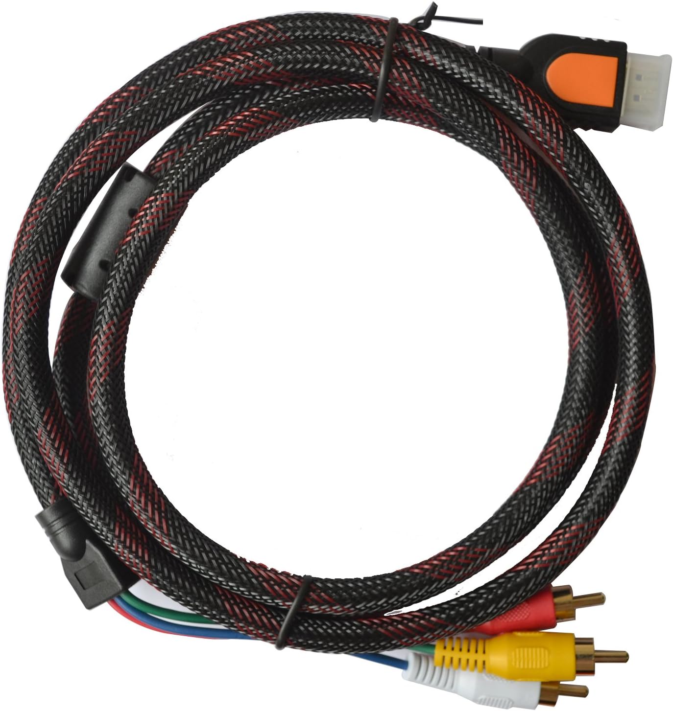 VIMVIP 5 FT 1.5m HDMI Male to 3RCA Male Extension Cable Converter Adapter for HDTV DVD