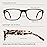 Gaoye 2-Pack of Reading Glasses - Blue-Light Filter, UV Protection - Readers with Rectangle Frames