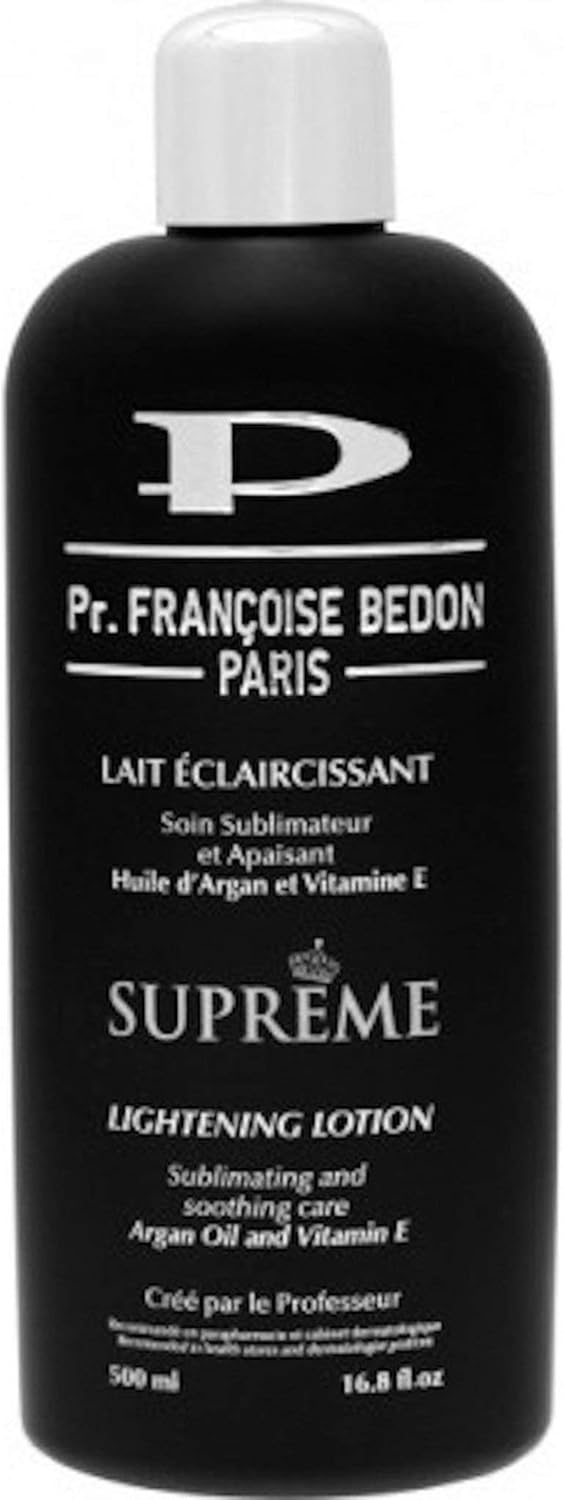 Francoise Bedon Supreme Lightening Body Lotion Sublimating and Soothing Care Argan Oil and Vitamin E