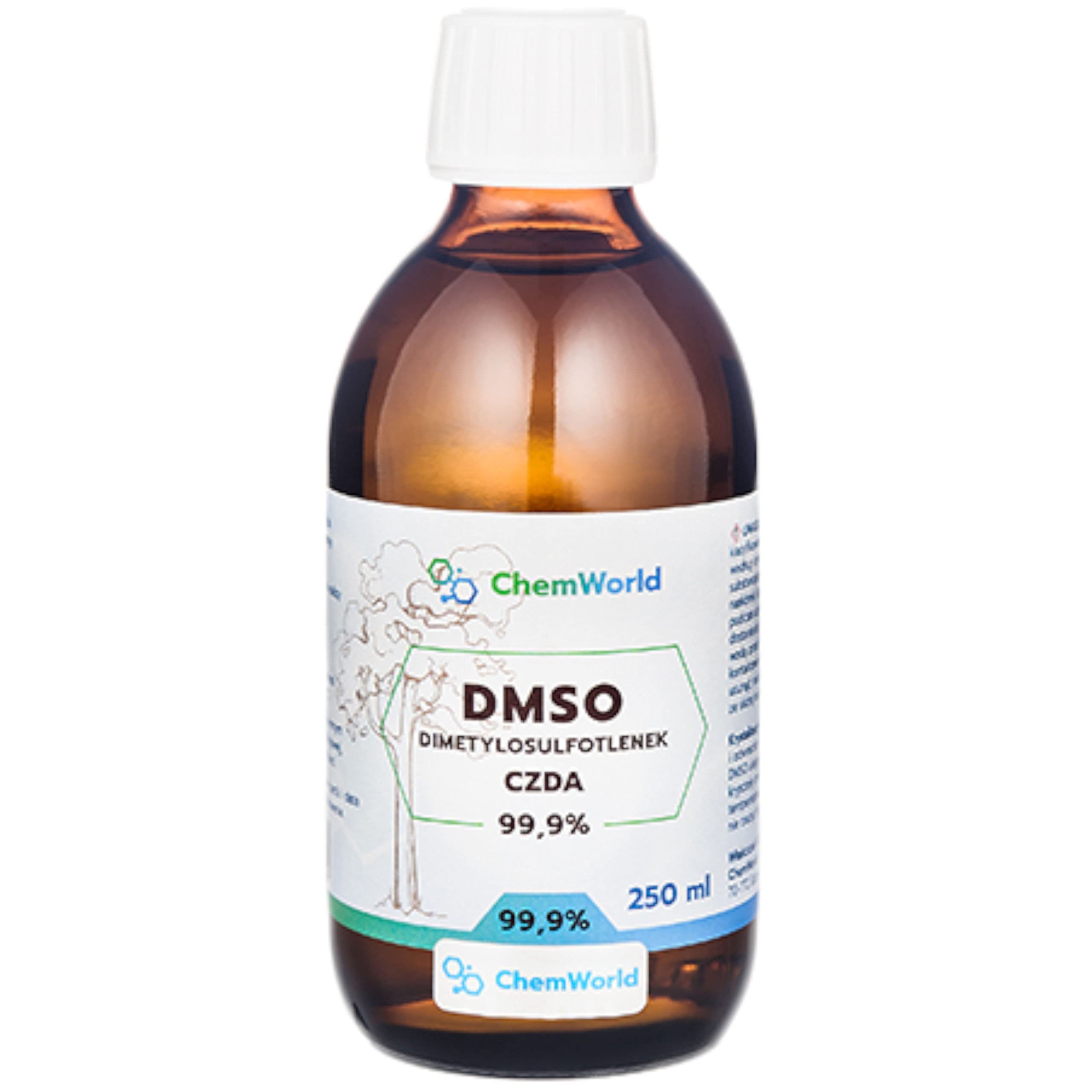 DMSO Dimetylosulfotlenek CZDA 250 ml - ChemWorld