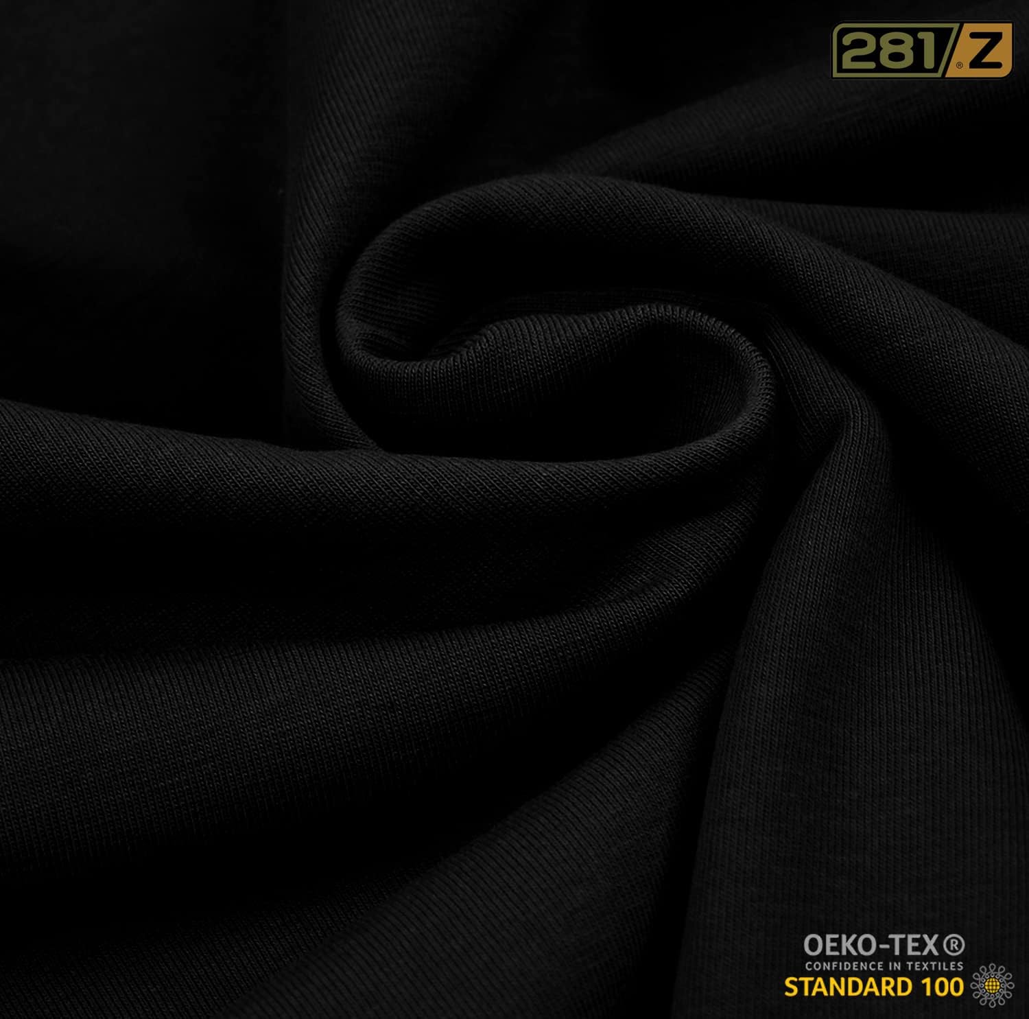 281Z Organic Cotton Breathable Summer Neck Gaiter for Men and Women - Face Scarf for Outdoor Activities (Black, Pack of 2) - Image 5