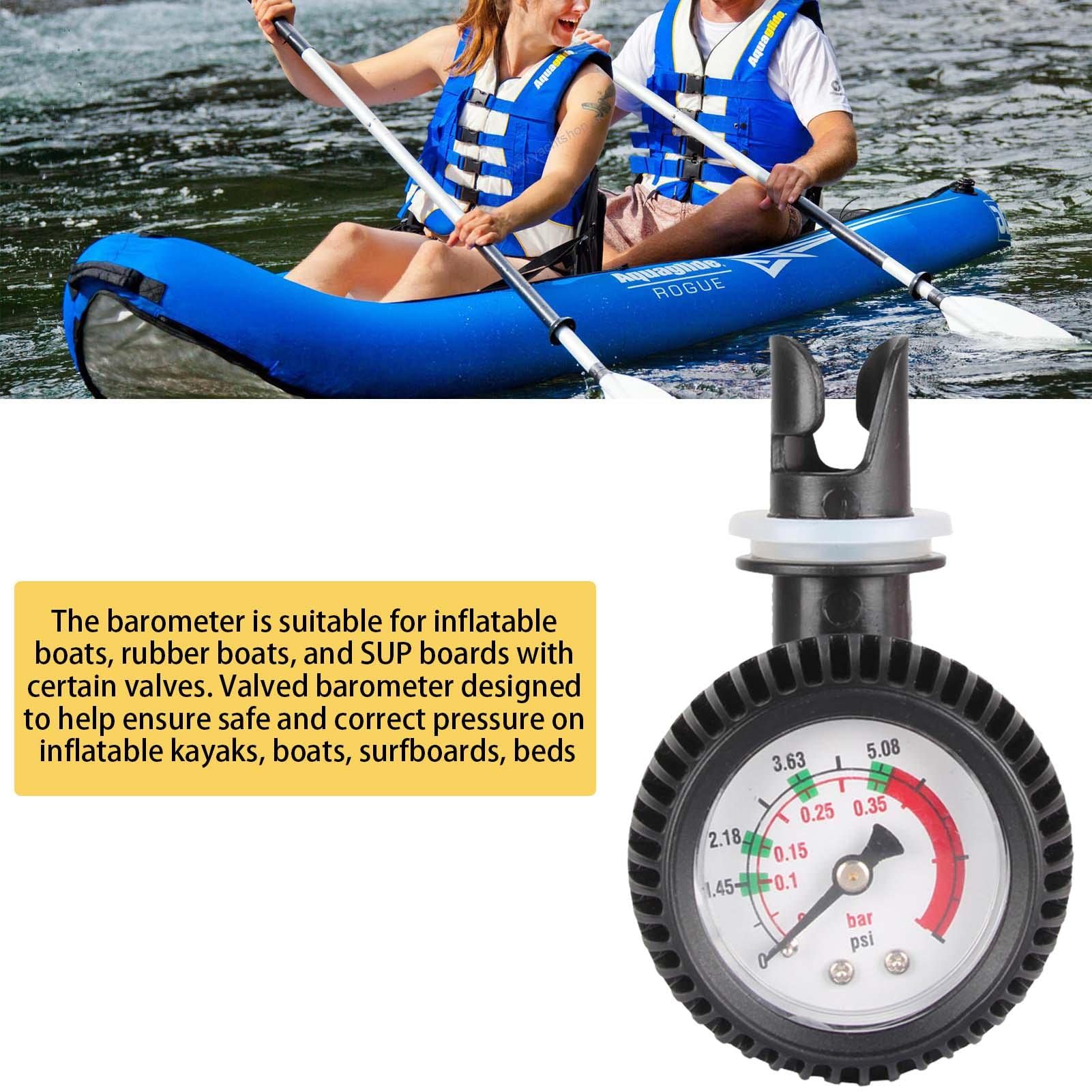 SUP Pressure Tester Kayak Pressure Gauge - Inflatable Boat Air Pressure Tester For SUP & Watercraft Boat Gauges