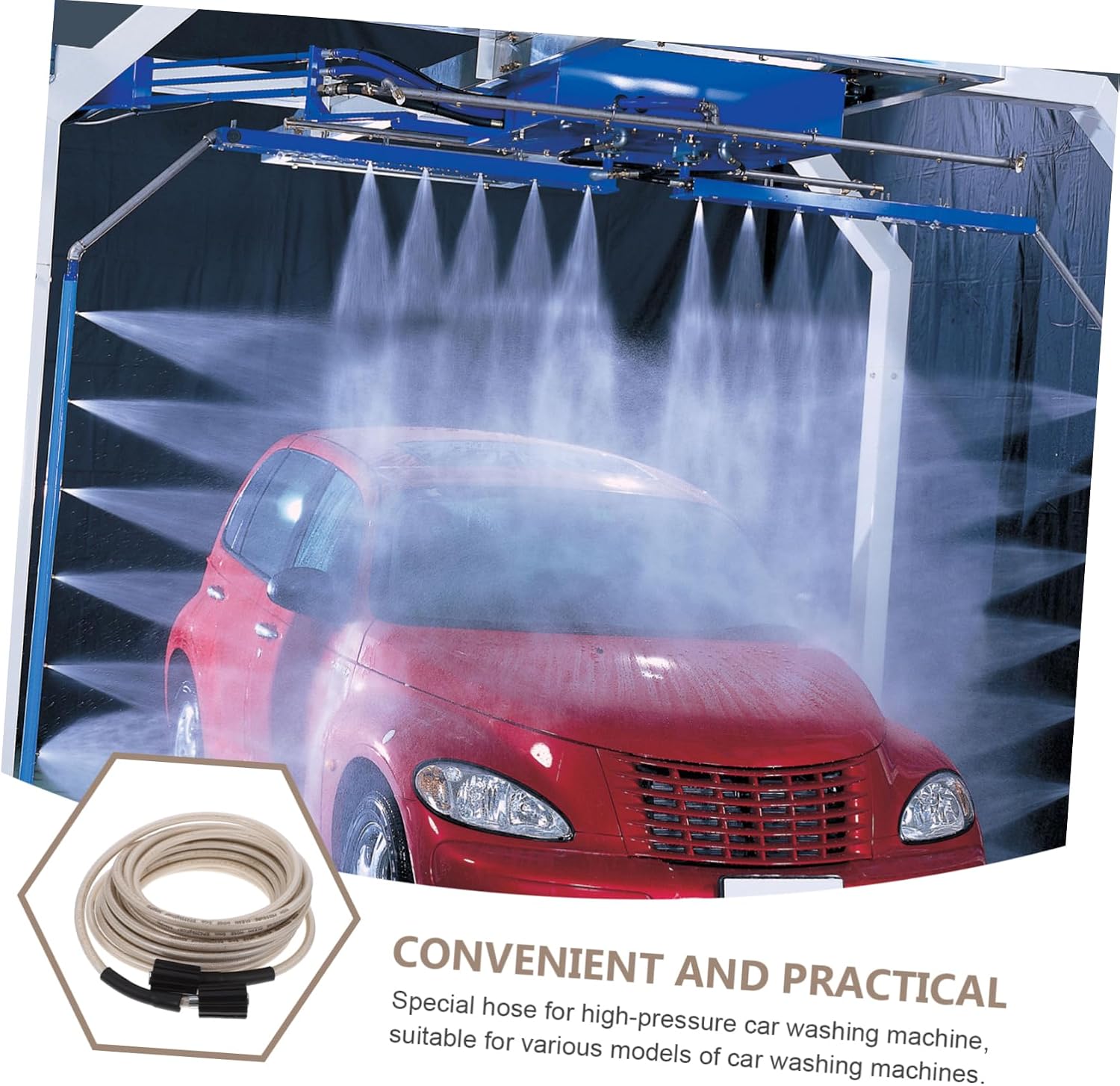 High Pressure Extension Hose for Pressure Washers Car Cleaning Pipe Explosion Water Outlet Compatible Household Washing Machines