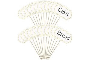 24 PCS Bread Sticks Charcuterie Signs for Appetizers, Buffet, or Charcuterie Board