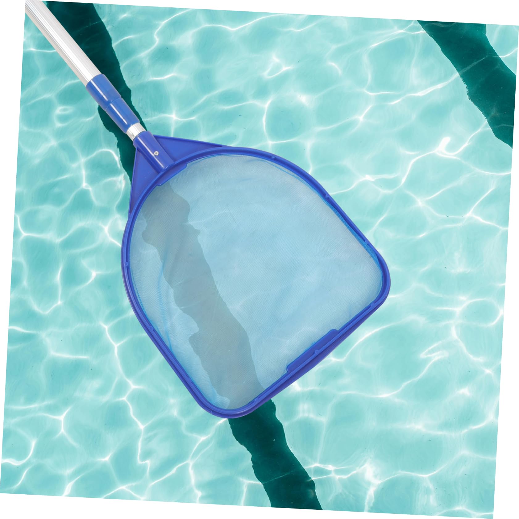 ÉPuisette TéLescopique pour Nettoyage De Piscine Outil Polyvalent en Plastique Et Aluminium pour Retirer DéBris Et Feuilles 132 Cm