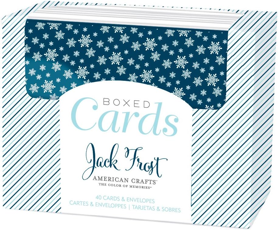 American Crafts Boxed Cards North Pole Cards & Envelopes (40 Pack)