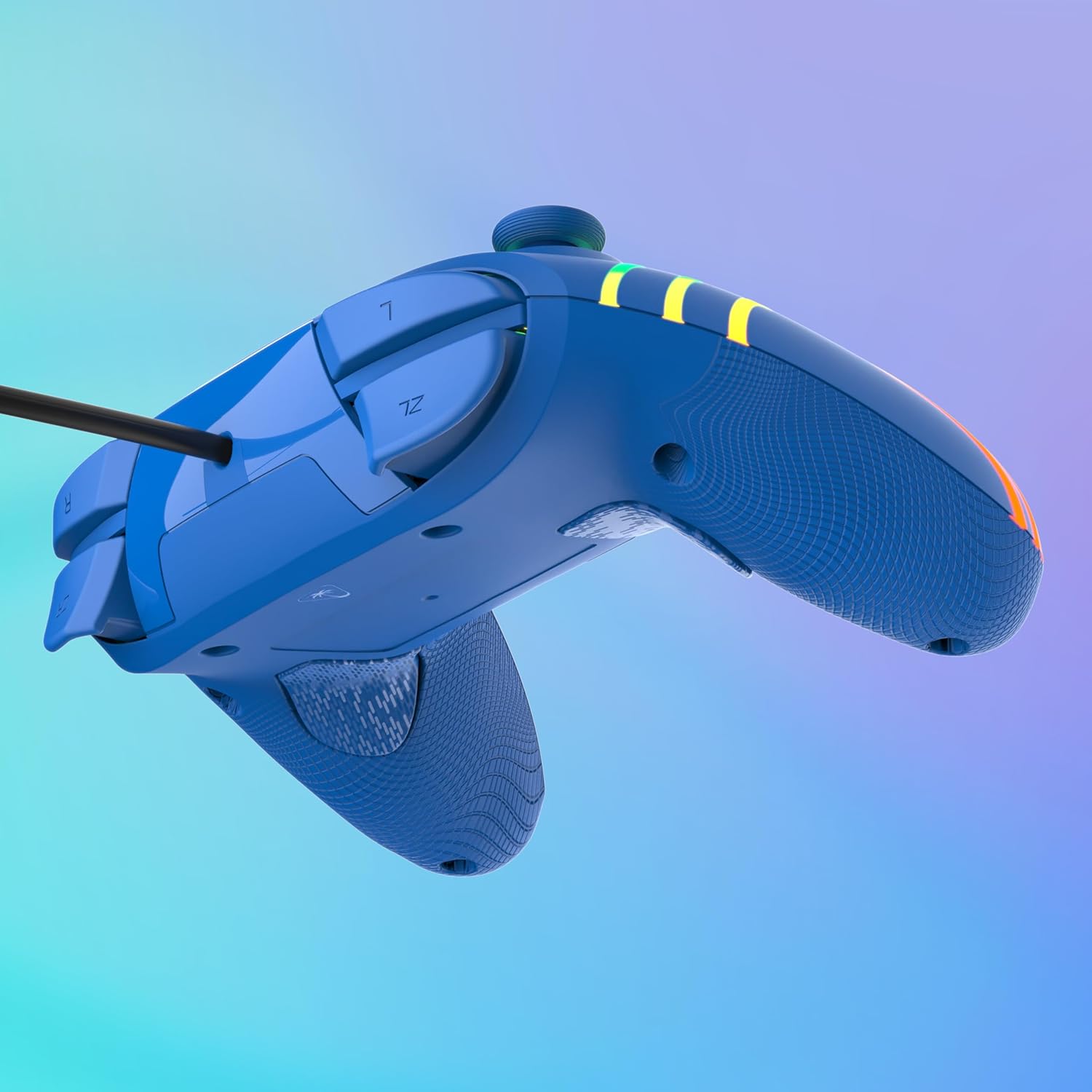 Turtle Beach Afterglow Wave Wired RGB Gaming Controller - Officially Licensed for Nintendo Switch 2, Nintendo Switch/Switch Lite/OLED – Hall-Effect Thumbsticks, Customizable Lighting – Blue 12 71SnoNvPdBL. SL1500