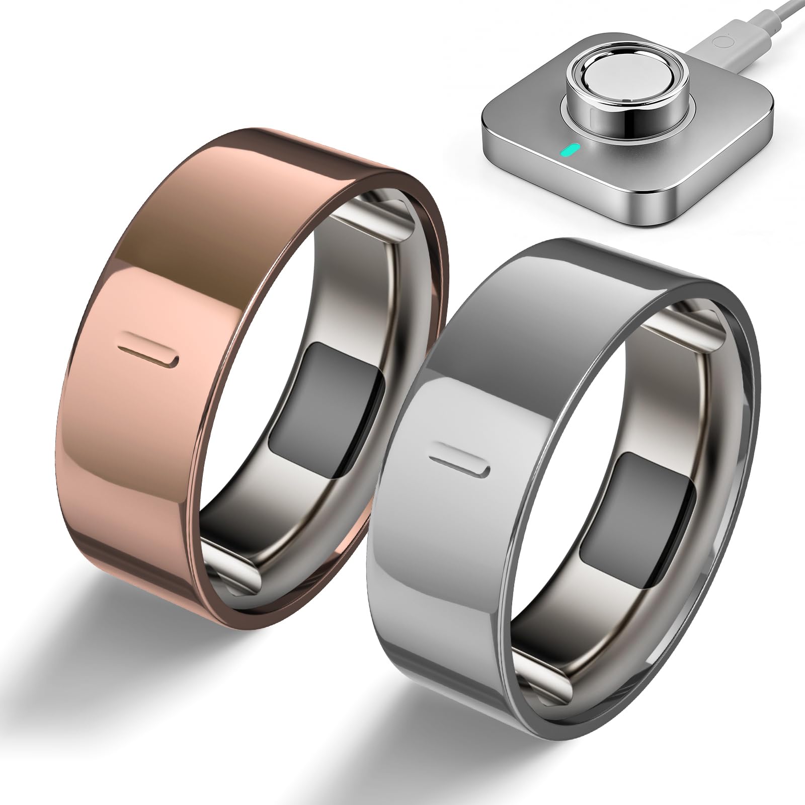 High-Gloss Plated Covers Compatible with Oura Ring Gen 4/Oura Gen 3 Cover, Anti-Scratch Ultra-Thin TPU Ring Protector Case Accessories for Women Men - Not for Oura 4 Ceramic — view 11