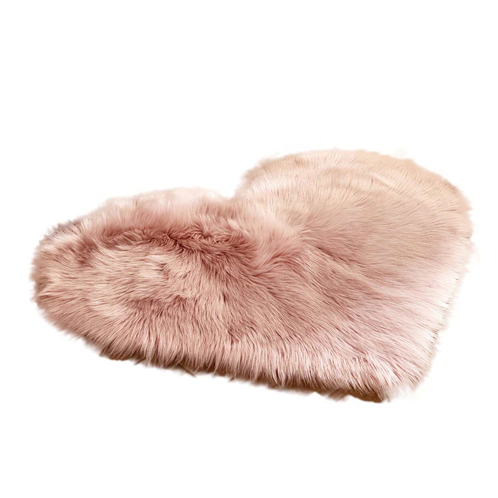 Tapis de chevet pour chambre en peluche rose 50x70 cm style nordique INS cosy