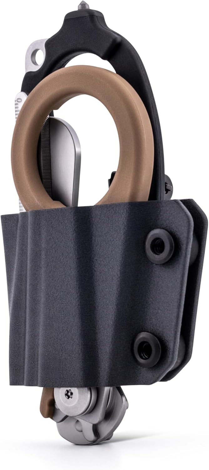 Trauma Shear Holster for Leatherman Raptor Rescue - Quick Access, Adjustable Retention, Versatile Heavy-Duty Clip