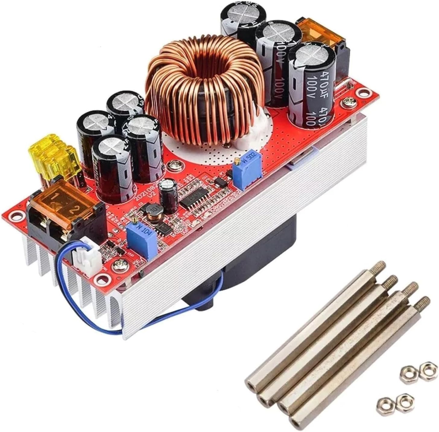 1800W Boost Converter, Step Up Power Supply Module Kit Accessory Accessory