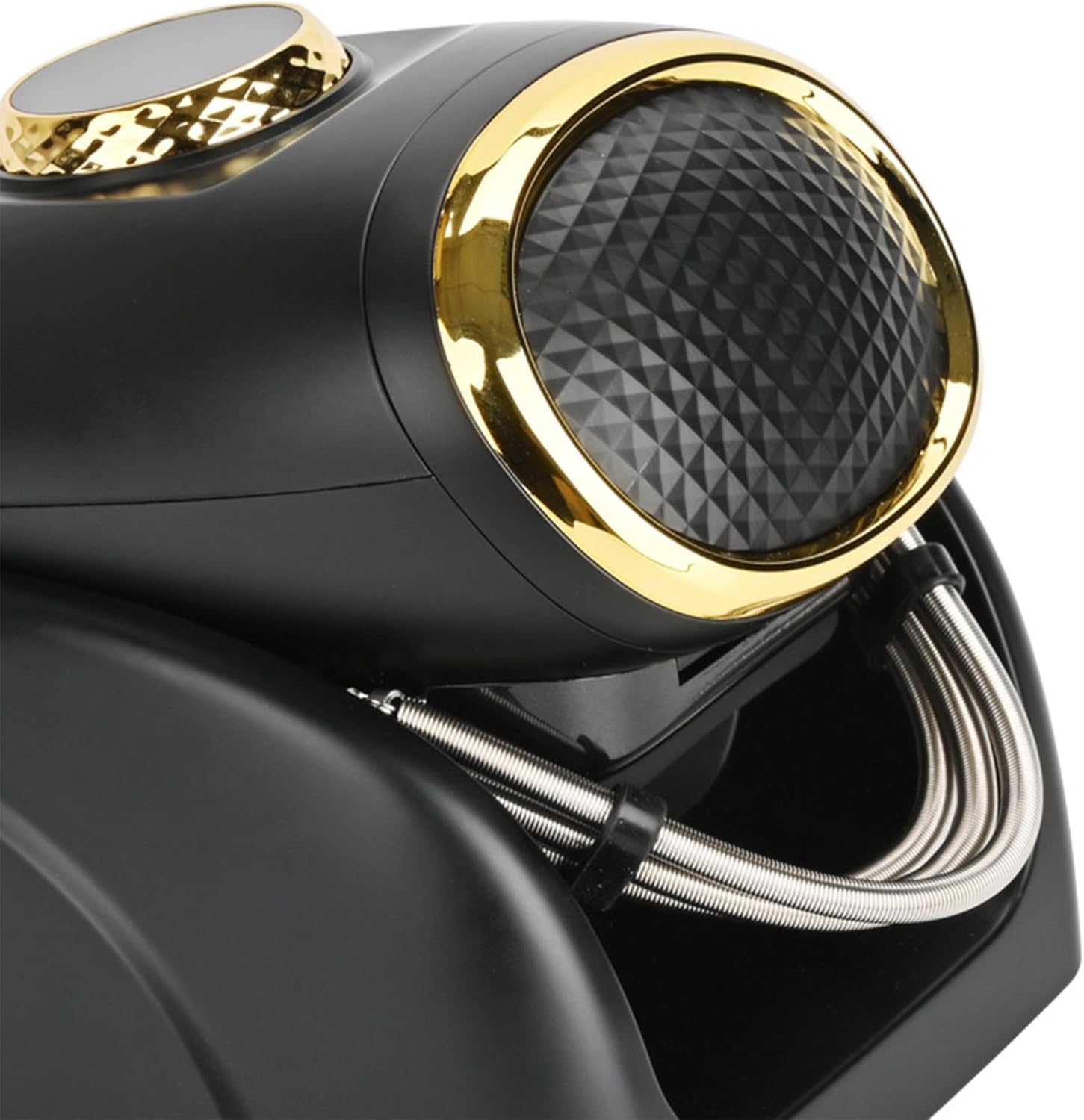 WMARK Cordless Handheld Barber Massager - Head/Scalp, Face, Pre-Shampoo & Post-Cut Relaxation, Brushless Motor, Infinitely Variable Speed & Large LED Display, Flexible Coil Straps, NG-M2 - Image 4