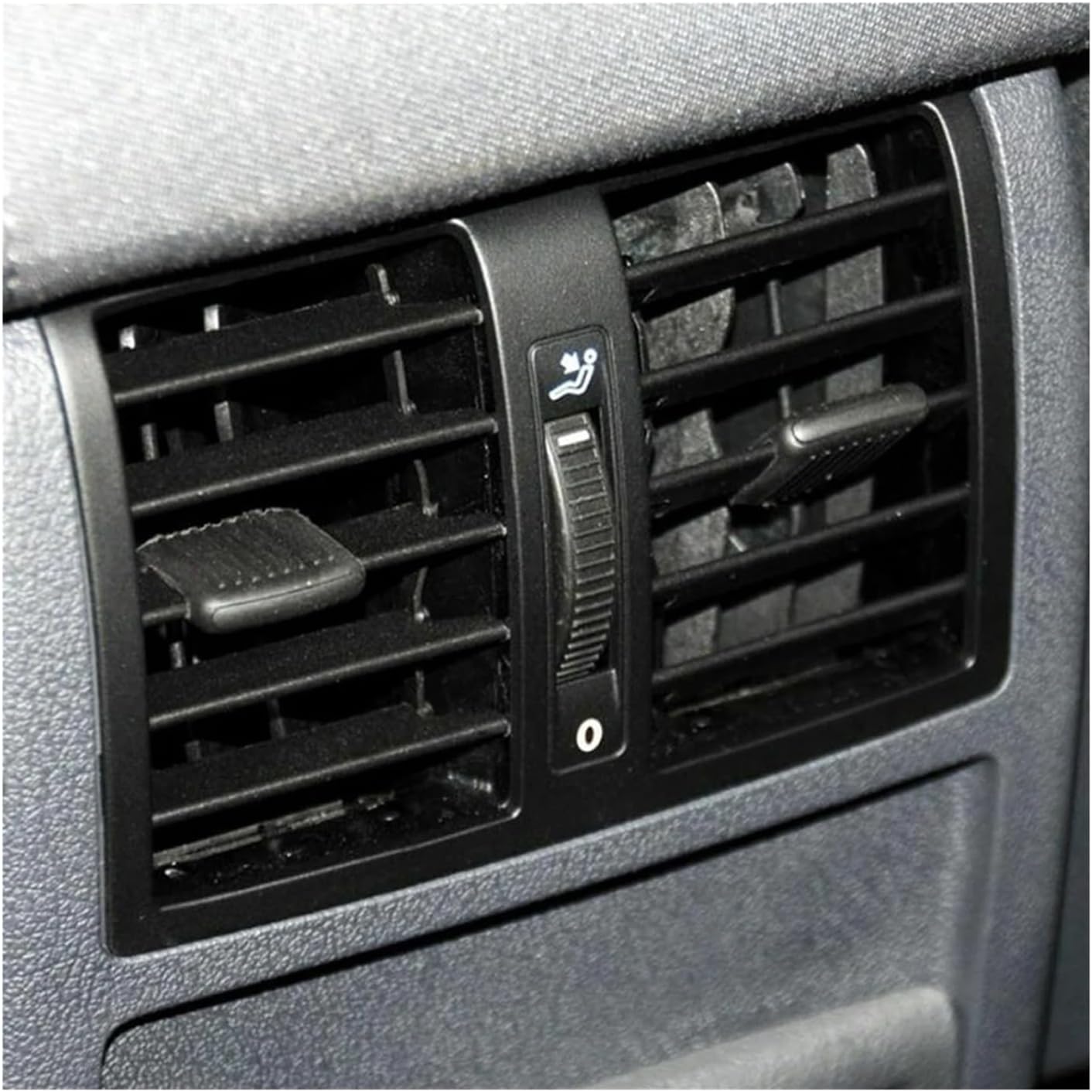 Centre Console Air Conditioning Rear Outlet Vent Compatible For VW Touran 2003-2015 Caddy 2004-2015 Car Air Conditioning Rear Air Vent