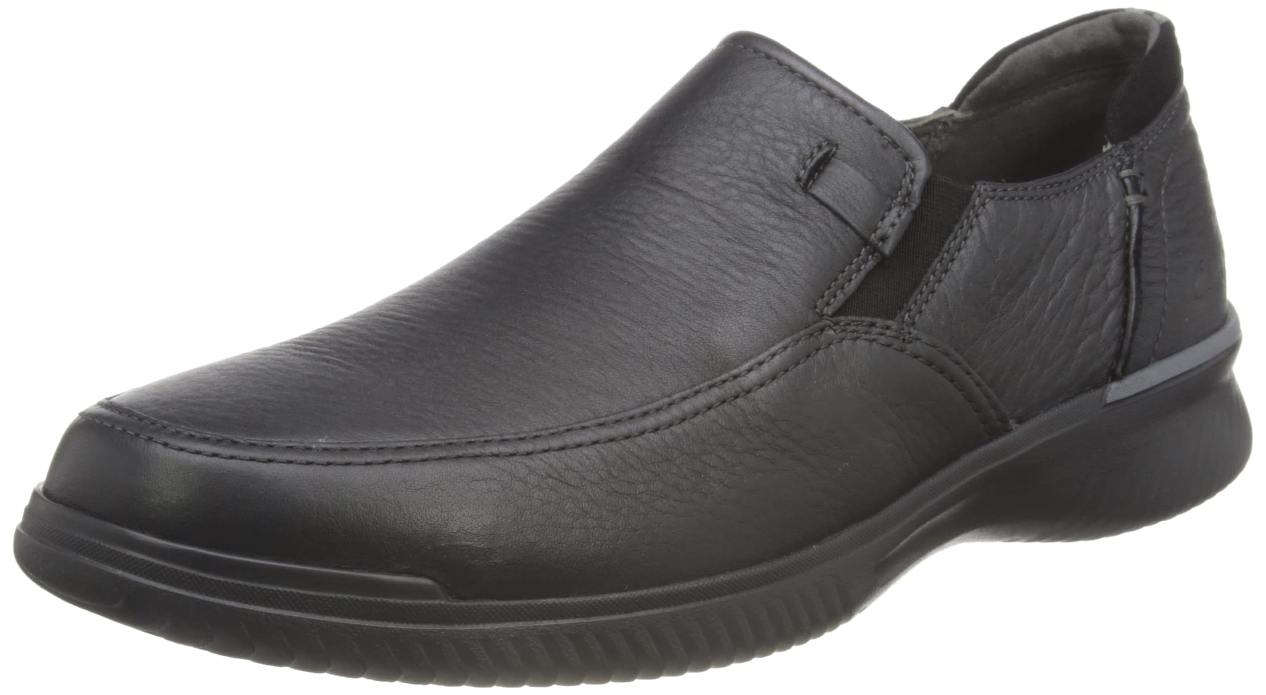 Clarks Men's Donaway Step Slippers, Black (Black Leather), 39.5 EU Weit
