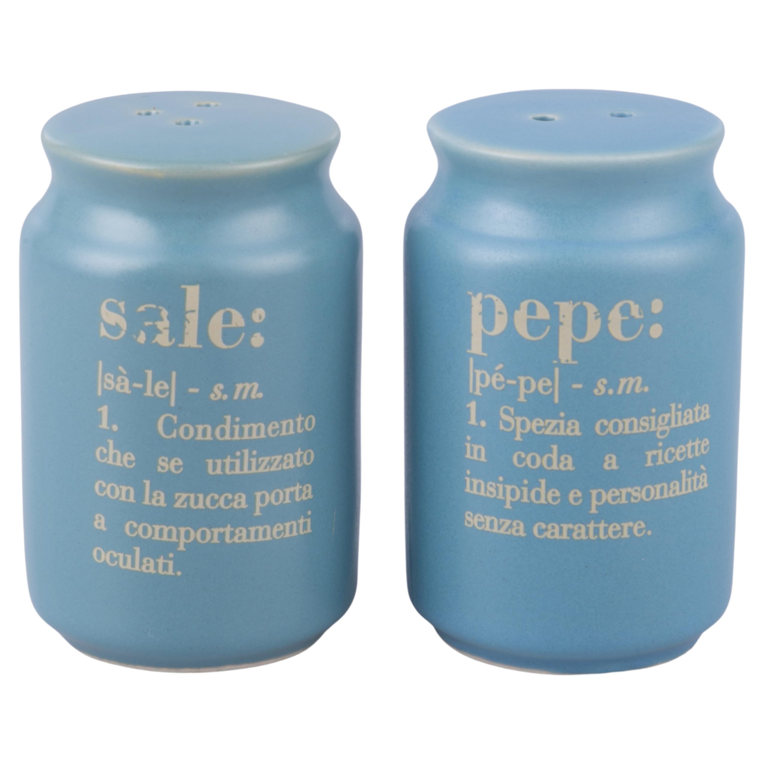 Set Olio, aceto, Sale e Pepe in gres, Stand in Acciaio Inox, Victionary Ocean
