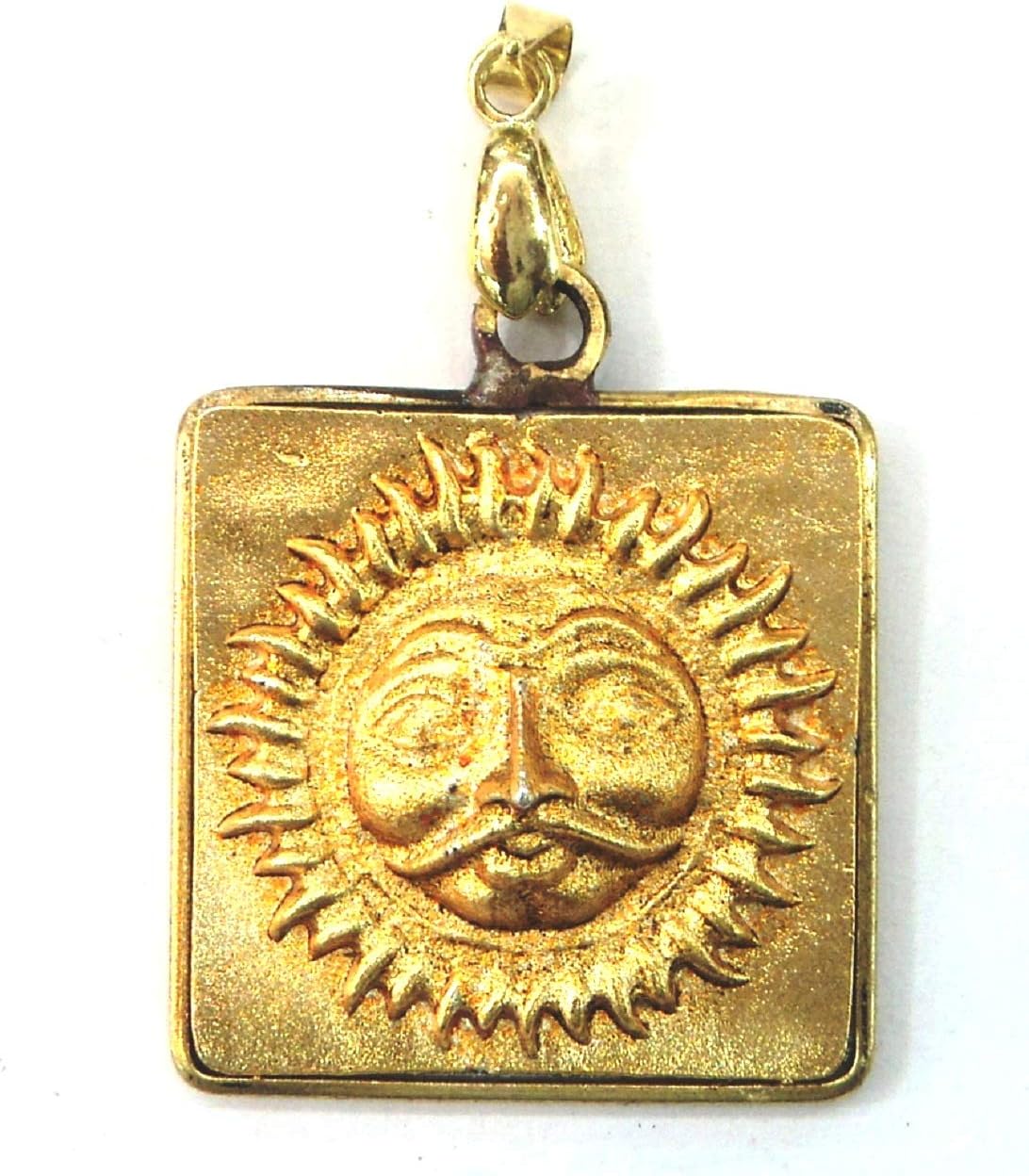 numeroastro Shri Surya Yantra Pendant In Brass (1 Pc)