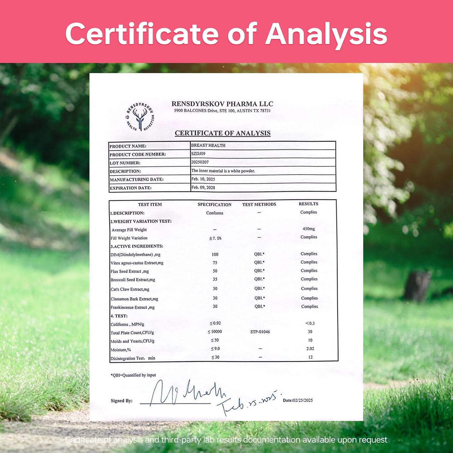 HUJ Breast Health - DIM Supplement - Contain Vitex Agnus-Castus, Flax Seed & Broccoli Seed Extract - Supports Hormonal Balance,Uterus & Ovaries Health - 60 Capsules - Image 6