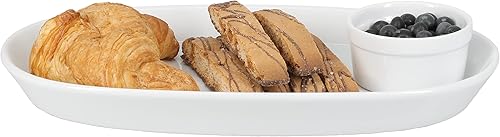 Miniatura 4 de BIA Cordon Bleu Lido - Juego de 2 platos ovalados surtidos de porcelana, tamaño mediano, 12 x 8 pulgadas, grande, 12 x 3.75 pulgadas, horno a mesa,