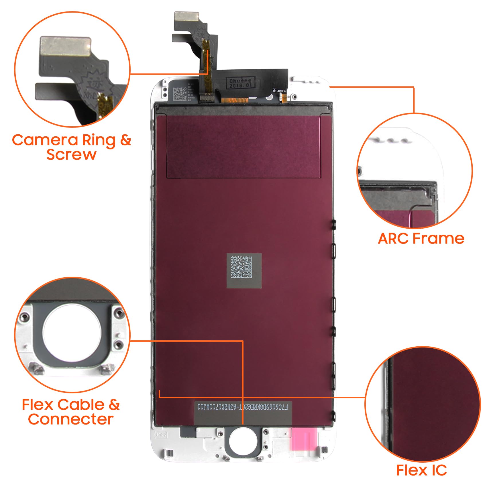 Amazon.com: for iPhone 6 Plus Screen Replacement, LCD Screen for