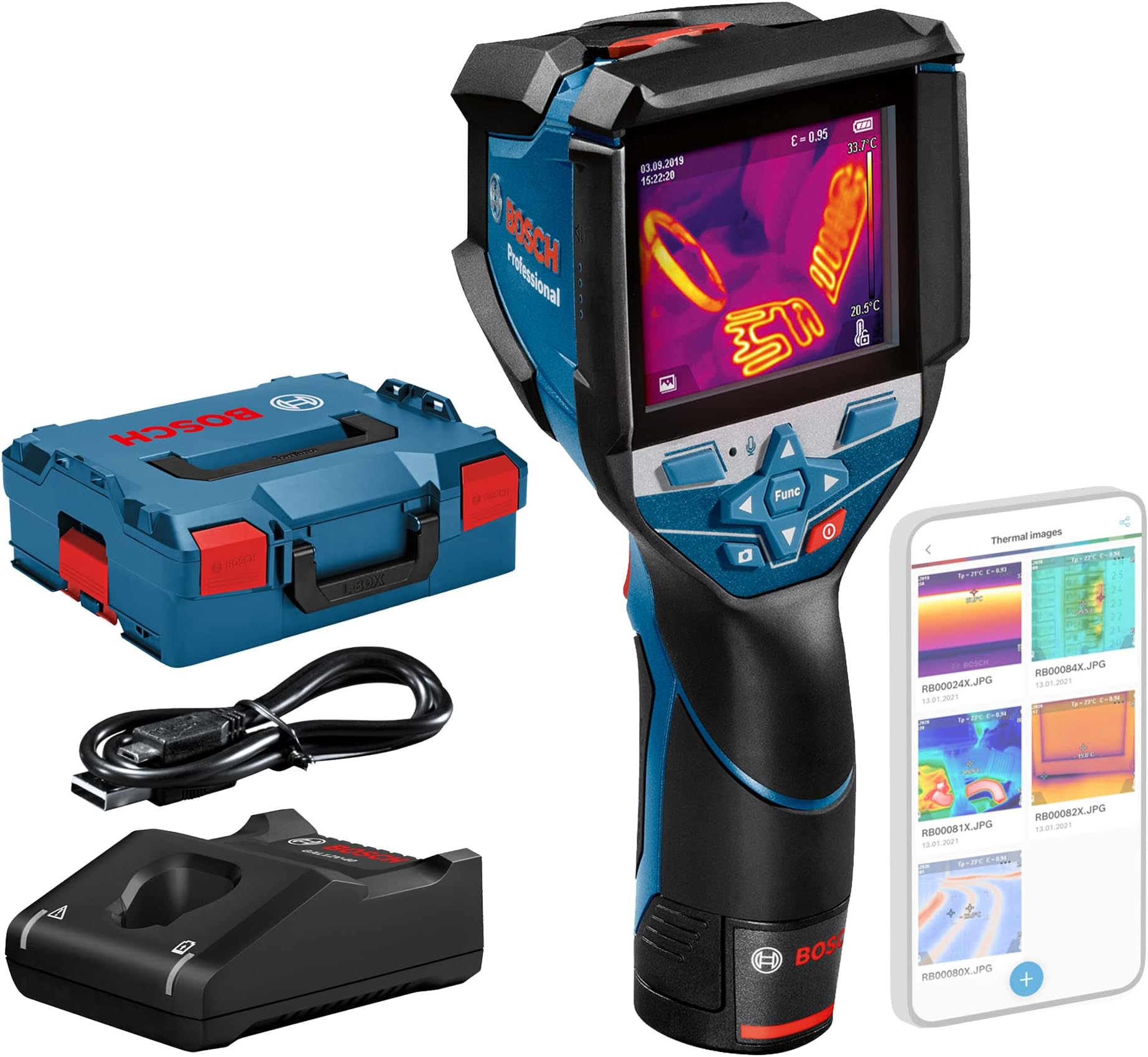 Termocamera Bosch GTC 400 C - Professionale Con App - Foto 10