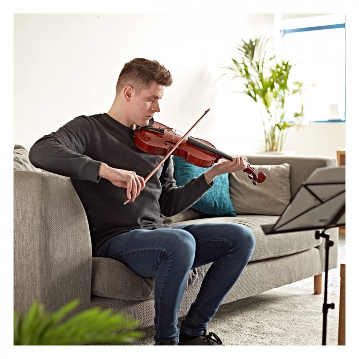Gear4music Violon 4/4 pour Adultes Débutant(e) s 11+