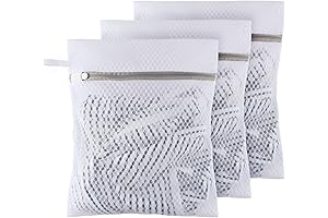 3-Pack Mesh Wash Bags for Delicate Laundry