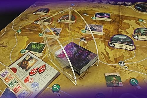 Miniatura 8 de LITKO Organizador de cartas de juego  Tarjeta estándar de tamaño estadounidense  euro  Juegos de cartas coleccionables y de vida (transparente,