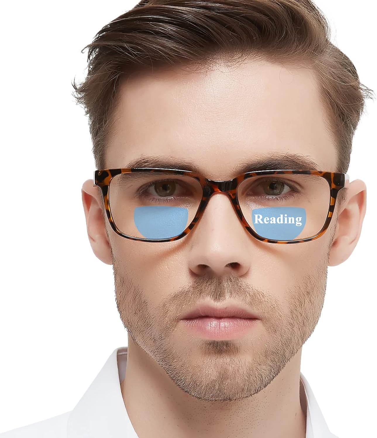 Bifocal Reading Glasses Men Blue Light Blocking Computer Readers 1.0 1.25 1.5 1.75 2.0 2.25 2.5 2.75 3.0 3.25 3.5