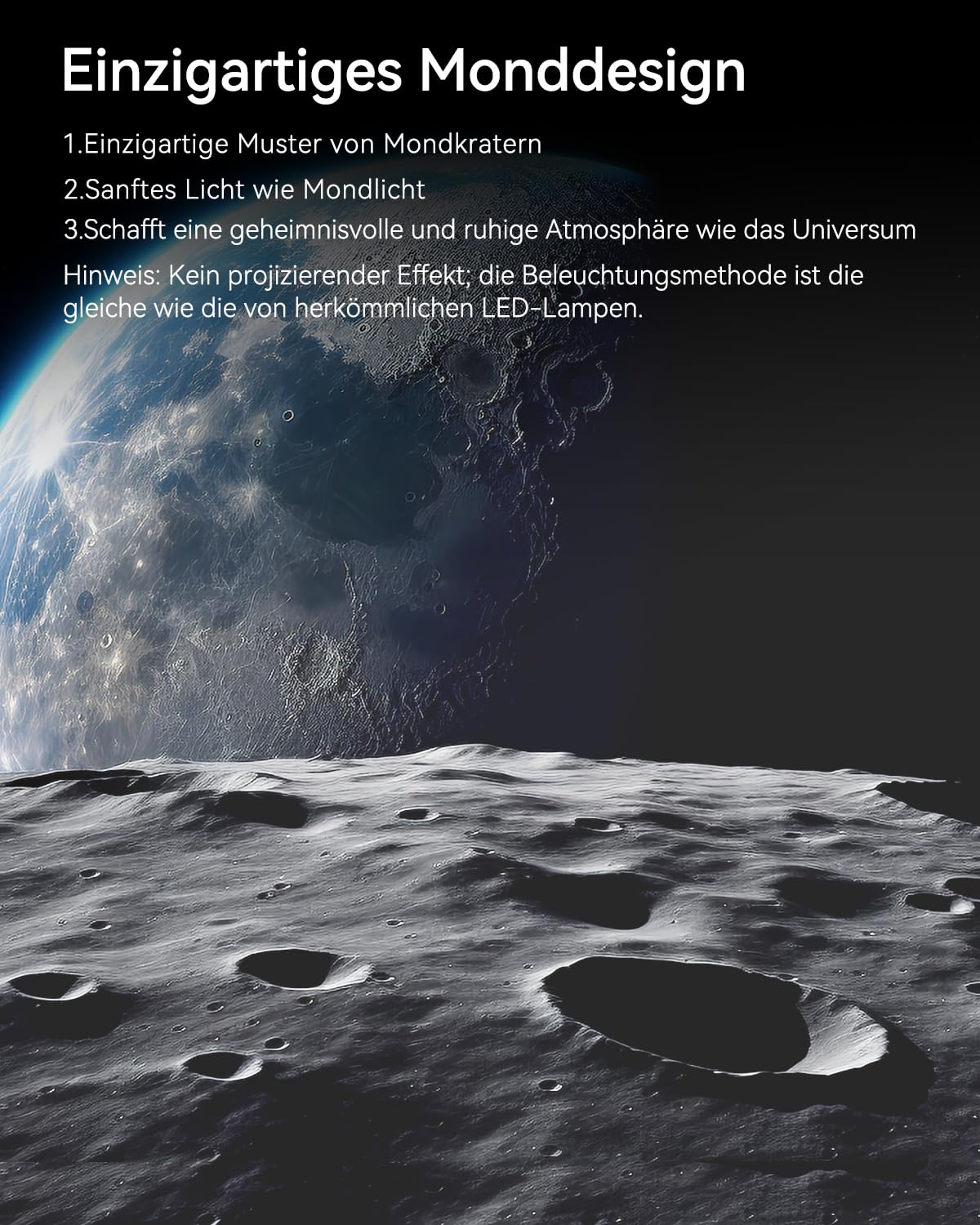 Mondlicht LED Deckenleuchte Ø40 cm 33W, dimmbar, IP44 mit Nachtlicht | 3000–6500 K, 3800 lm, Timer und Speicherfunktion, ideal für Schlafzimmer, Kinderzimmer, Flur, Küche und Esszimmer