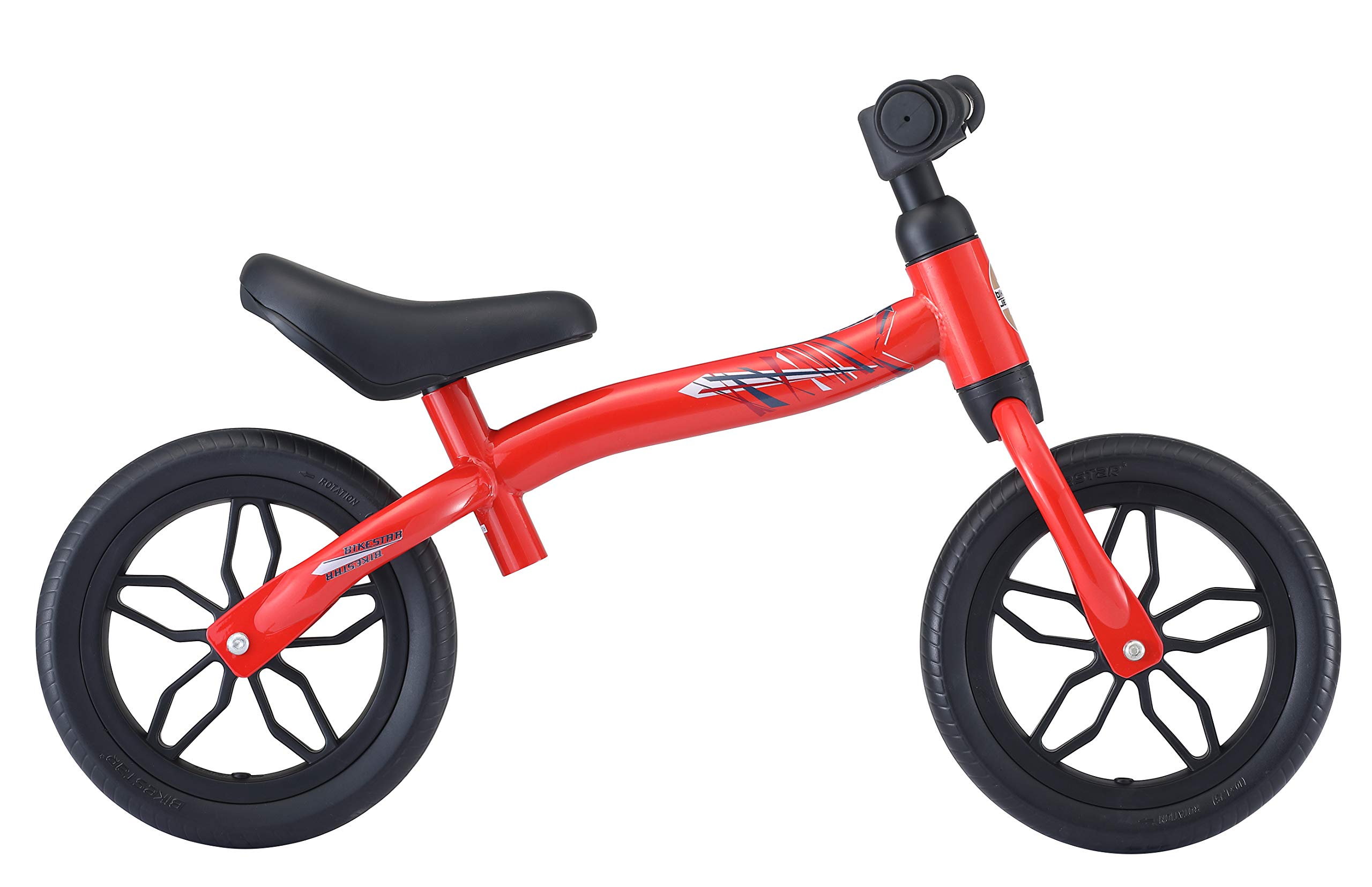 BIKESTAR 2-in-1 Bicicletta Senza Pedali Peso Leggero (3KG!) per Bambino et Bambina 2-3 Anni | Bici Senza Pedali Bambini 10 Pollici Eco | Rosso