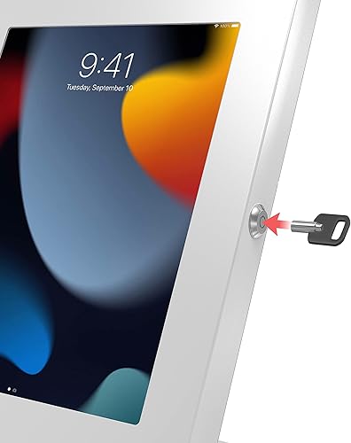 Miniatura 7 de Soporte de quiosco Hyperflex – Soporte de quiosco seguro CTA para tabletas – Carcasa de bloqueo resistente – iPad mini A17 Pro y 1/2/3/4/5/6 – Negro