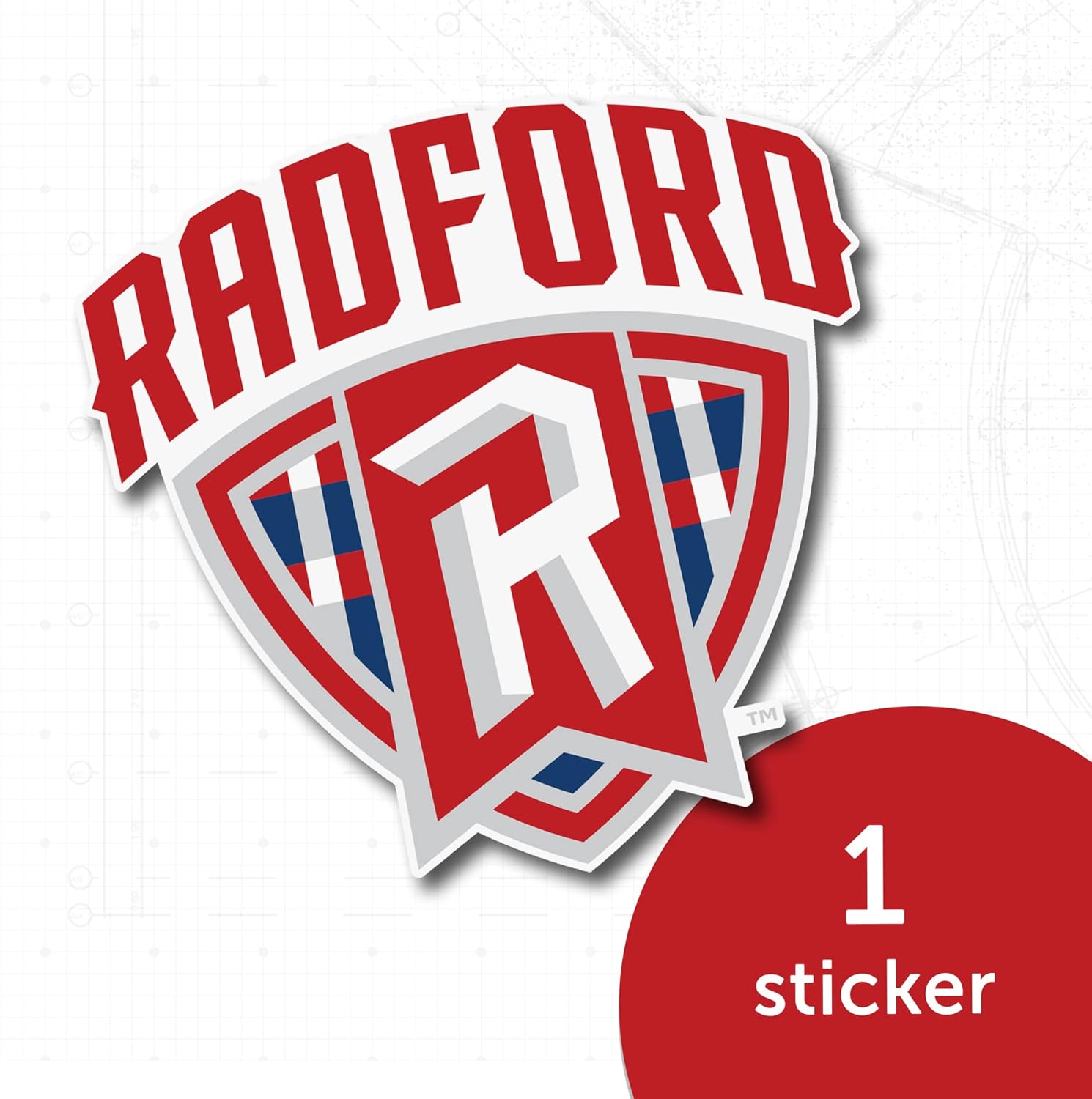 Desert Cactus Radford University Sticker Highlanders Vinyl Decal Laptop Water Bottle Car Scrapbook (IND 00002) - Image 5
