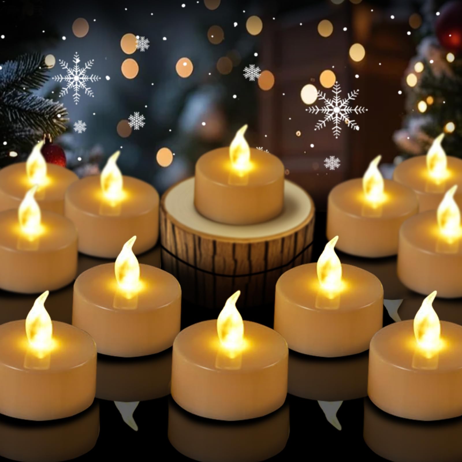 Eloer Flameless Candles 100-Pack