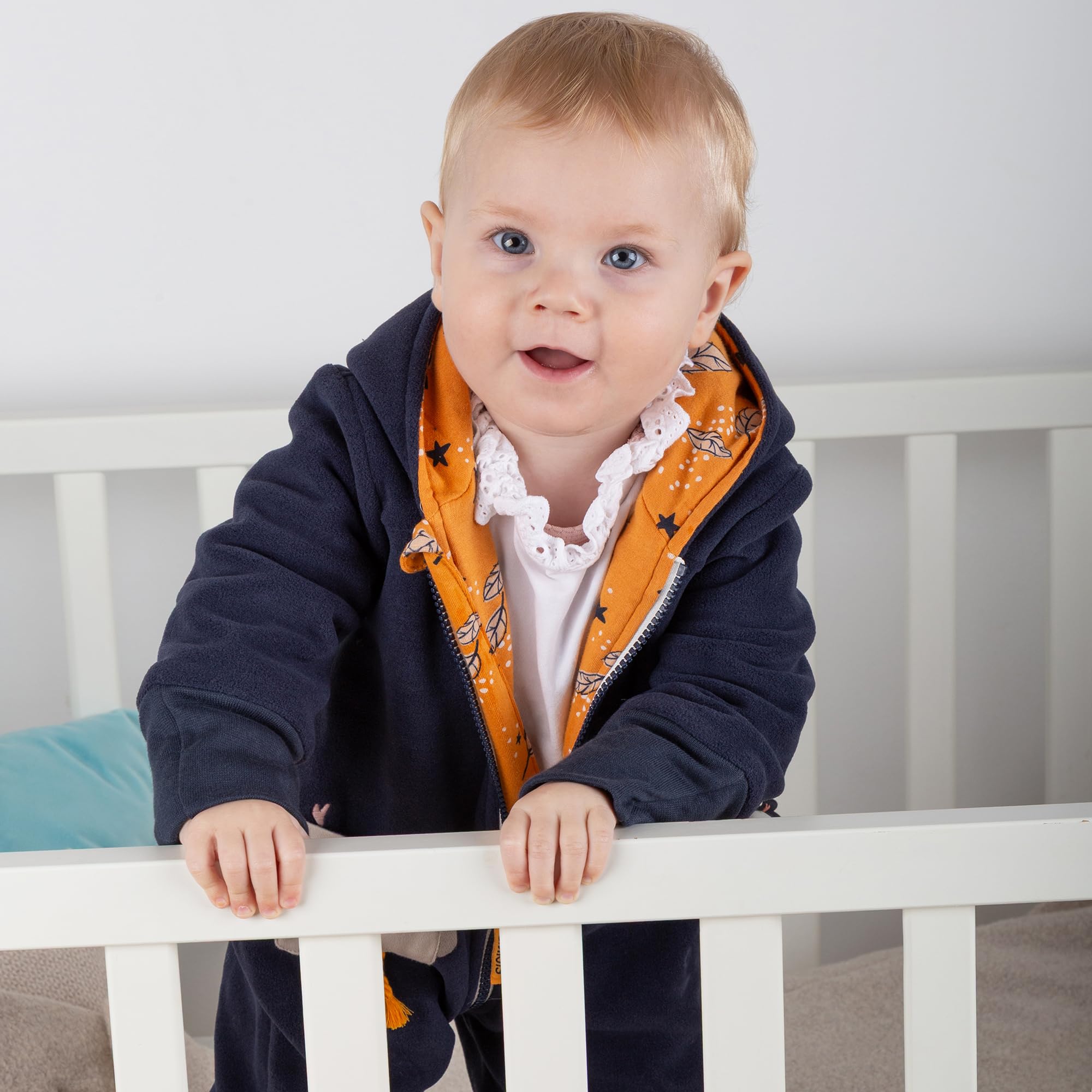 Sigikid Baby - Mädchen Polarfleeceoverall Baby Mädchen Magic Owl Fleeceoverall