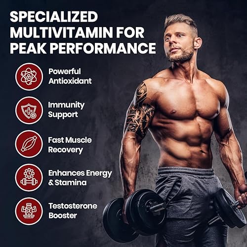 Miniatura 5 de Himalayan Organics Organics Multivitamínico deportivo con más de 60 nutrientes  Vitamina B1, B2, B3, B5, B6, B12, A, E, C, D, K, biotina, calcio,