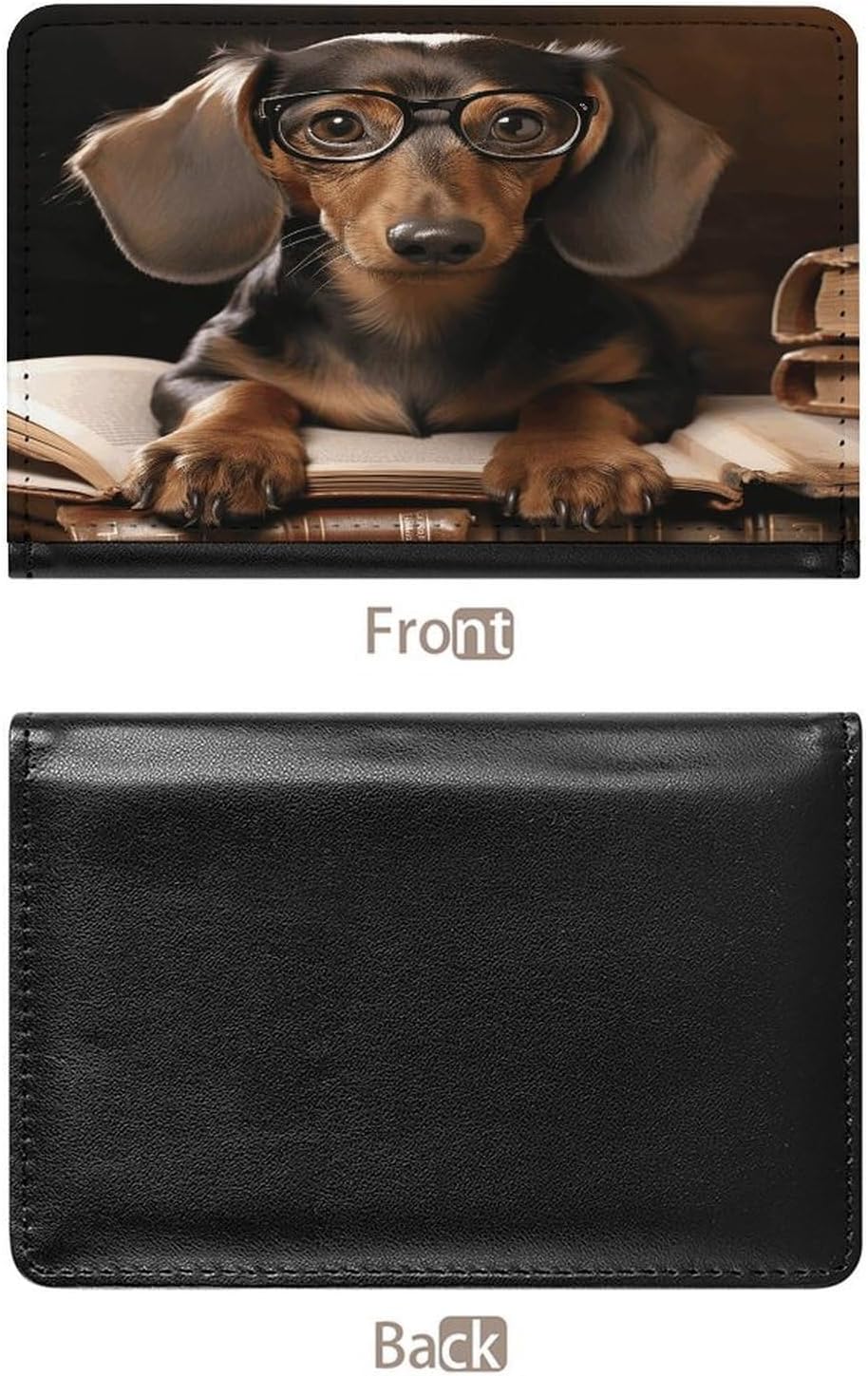 Dachshund Book Passport Holder for Travel image 3