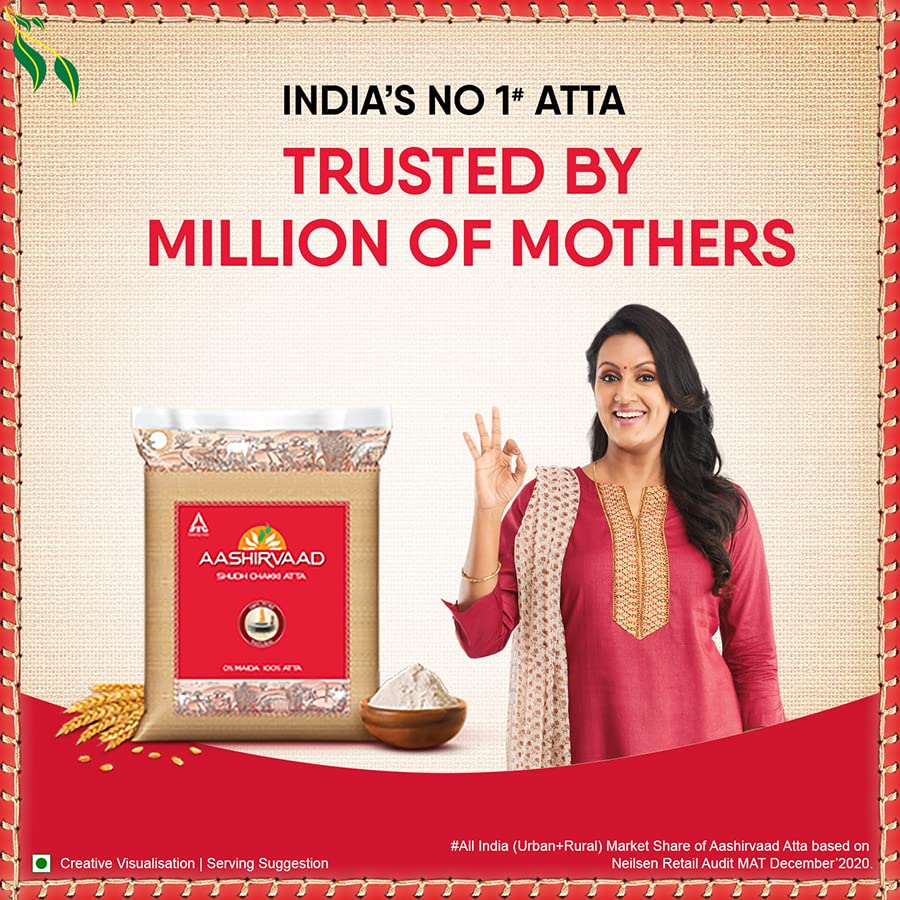 Aashirvaad Whole Wheat Atta 11lb