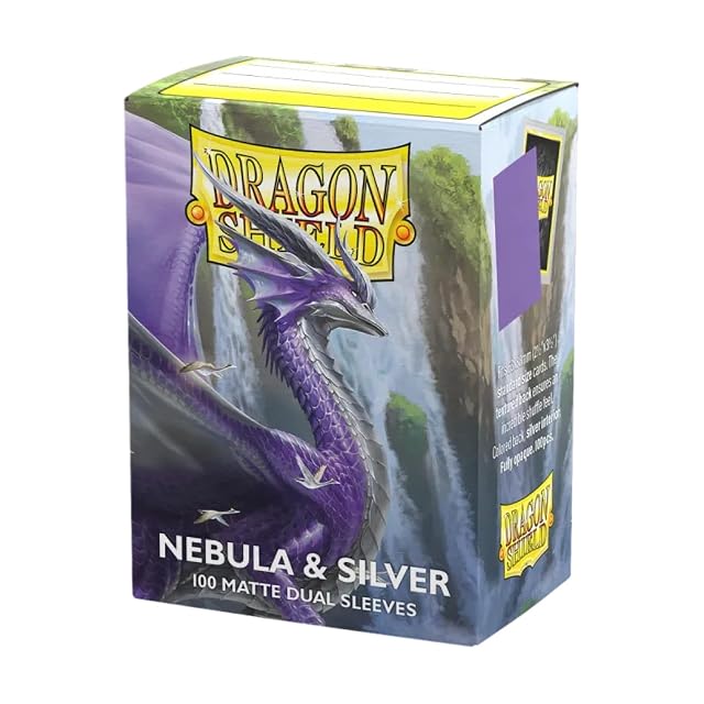 Dragon Shield: Mate – Dual Nebula & Silver (100)