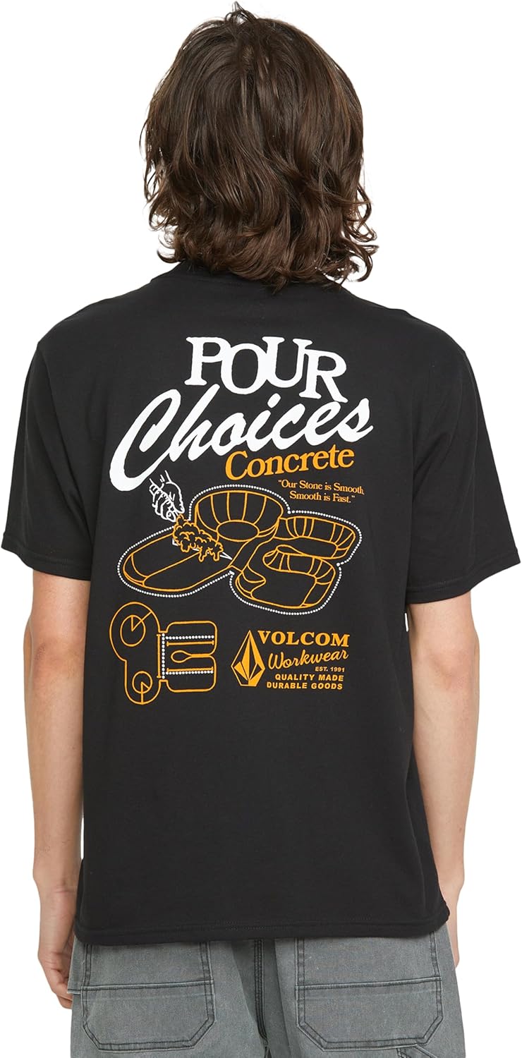Volcom Mens Pour Choices Short Sleeve Workwear Tee - Image 5