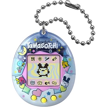 Tamagotchi Original - Bandai - Tama Sleeping - Electronic Virtual Pet with LCD Screen in German - Interactive Toy for Children from 8 Years - Tamagotchi Sleeping - 46169