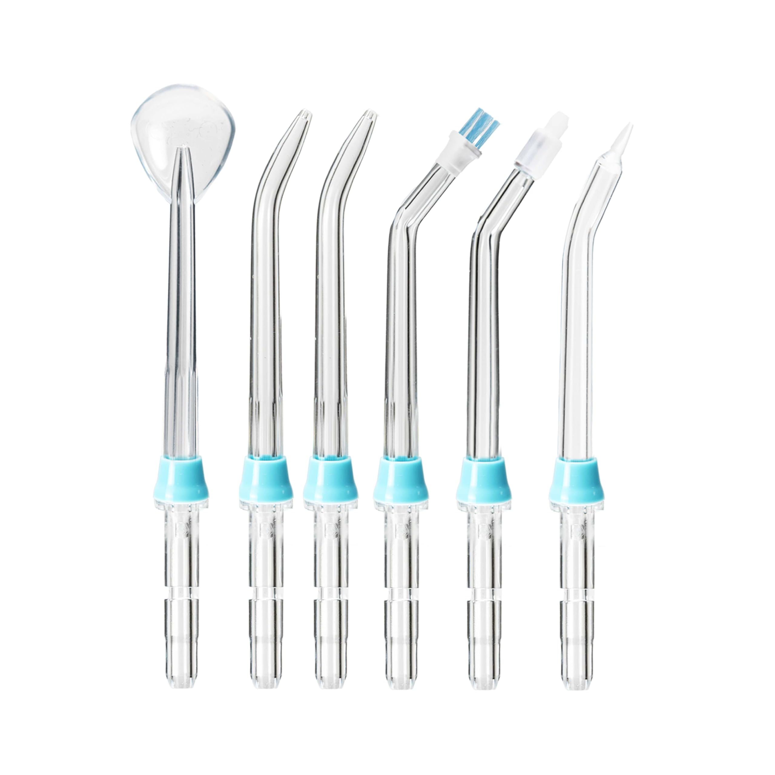 Cecotec ToothCare 1100 Jet Clean Liberty Kompaktowy i lekki irygator do zębów z 6 trybami, 8 ustawień ciśnienia, pojemność 280 ml, IPX7, w zestawie 8 dysz, ładowanie USB