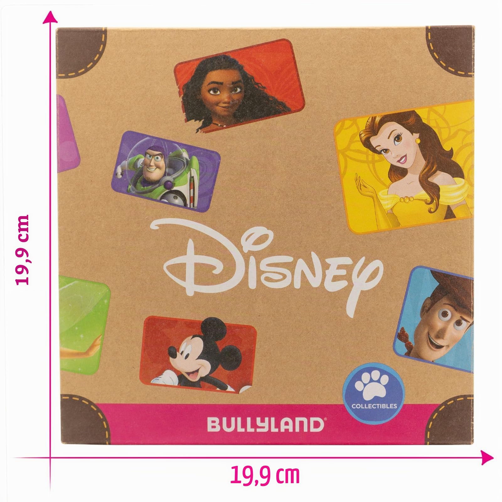 Bullyland 13260 - Spielfiguren Set Walt Disney Princess mit Belle, Jasmin, Aurora, Tiana und Cinderella, detailgetreu… – Ansicht 2